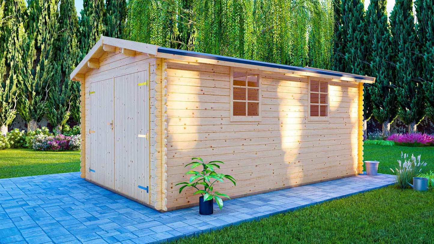 Wooden garage 28040