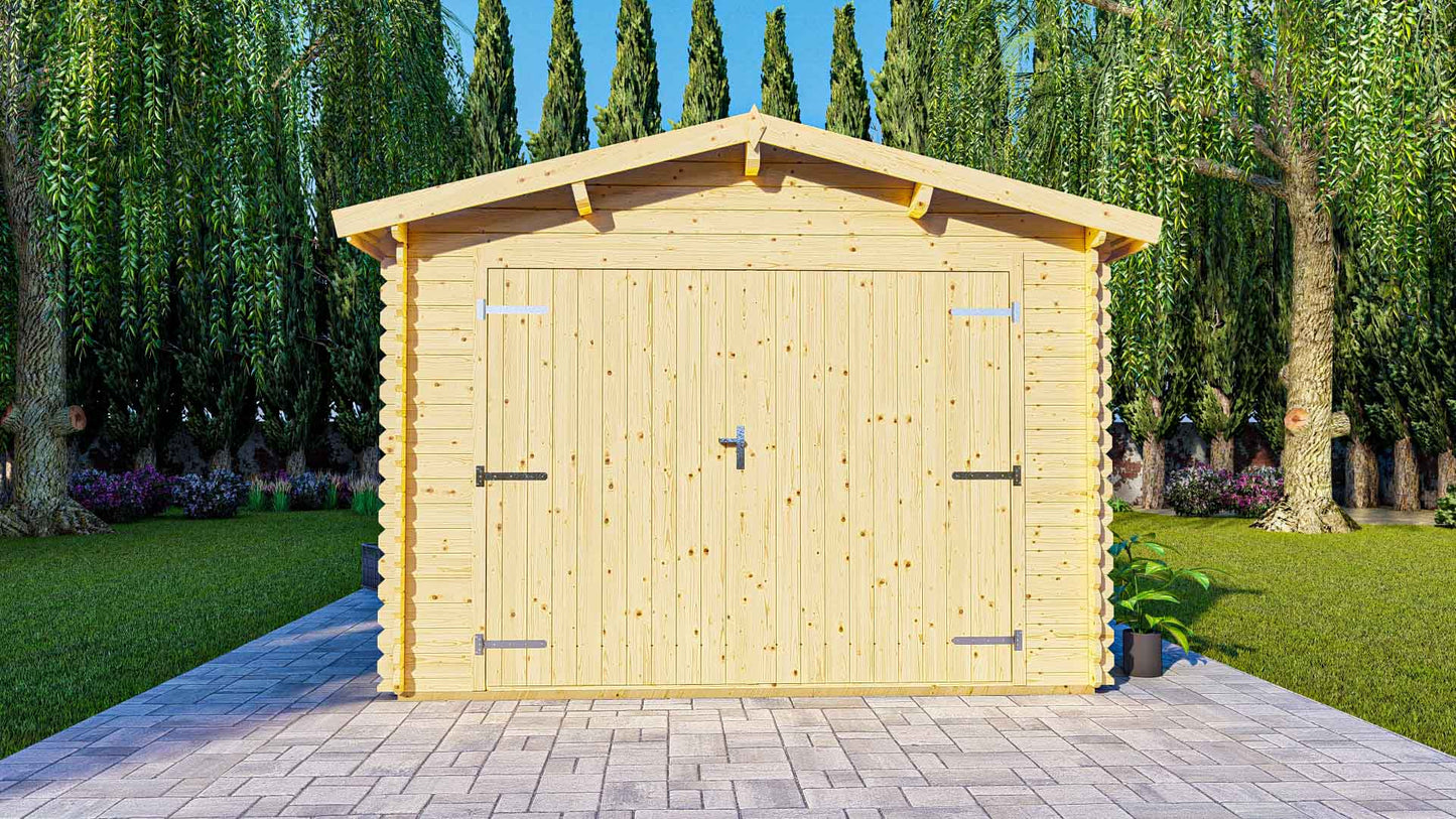 Wooden garage 28040