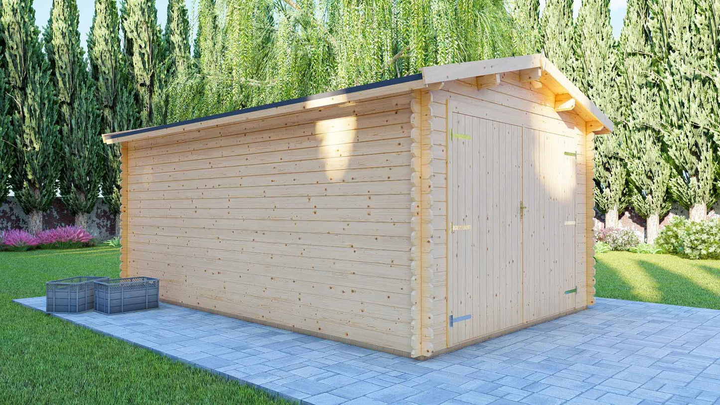 Wooden garage 28040