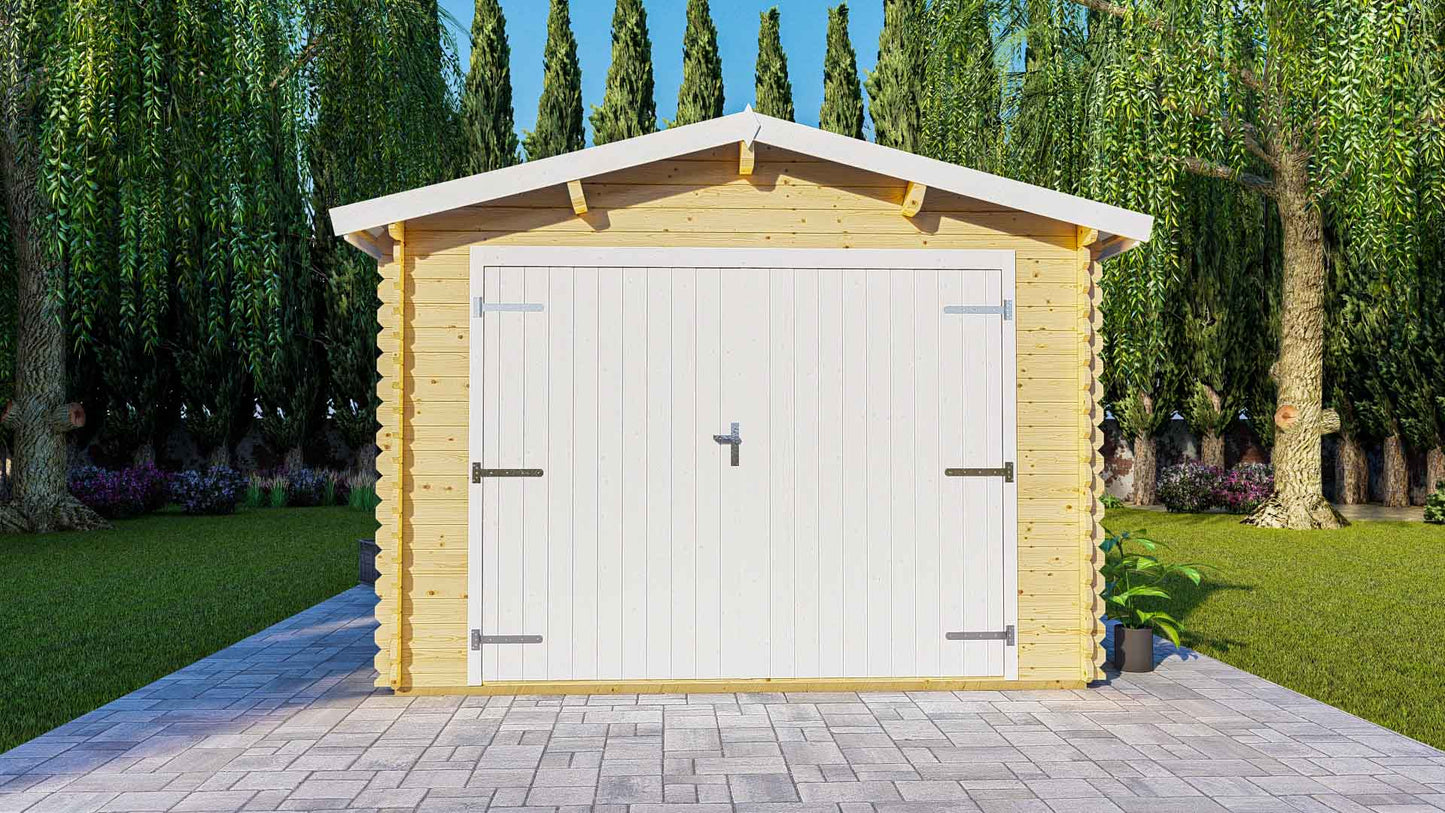 Wooden garage 28040