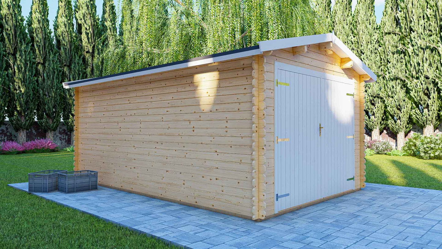 Wooden garage 28040