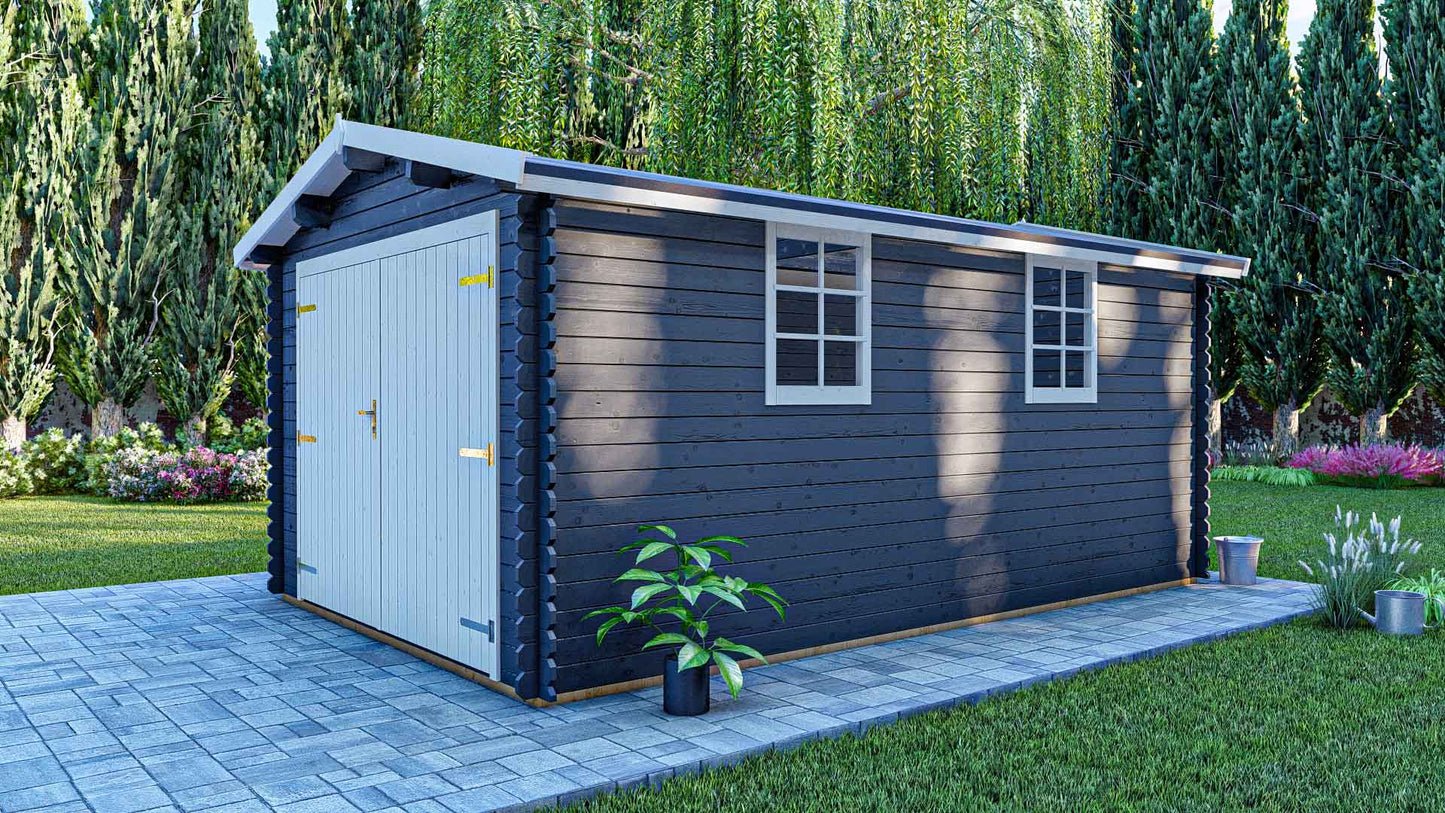 Wooden garage 28040