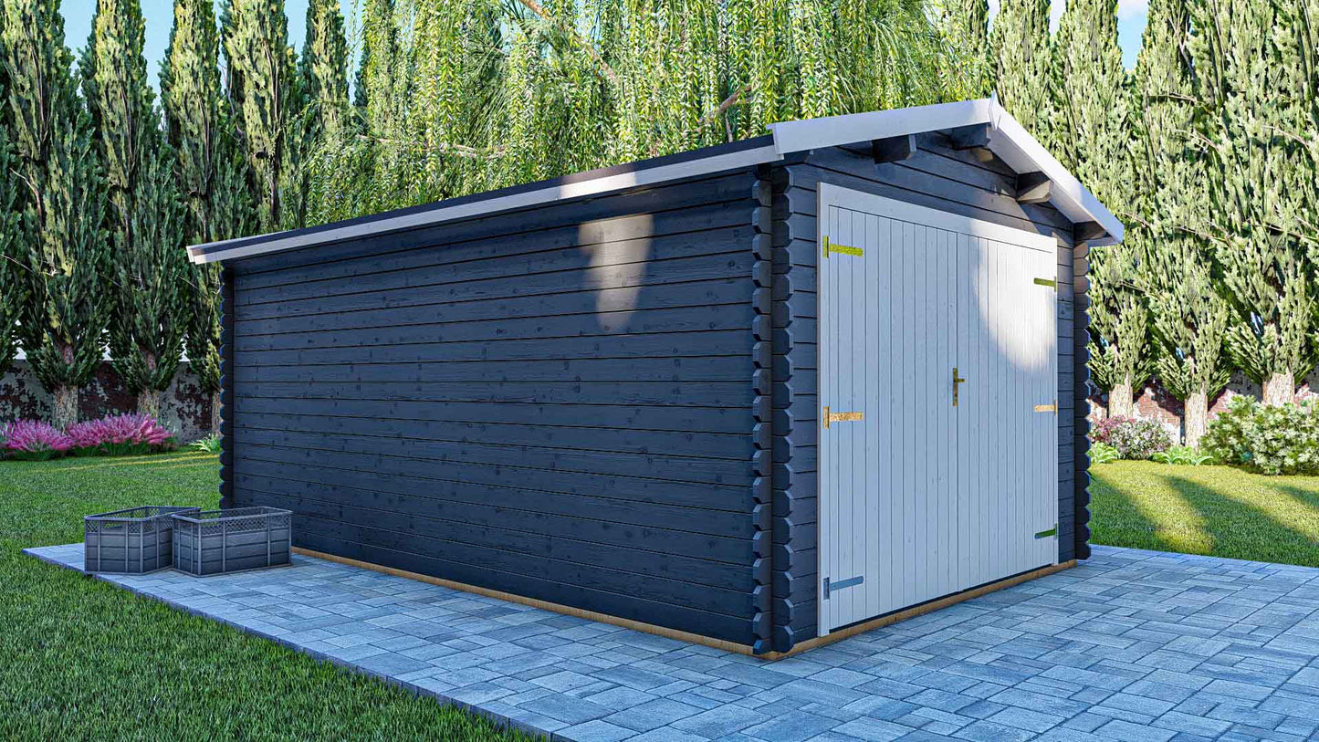 Wooden garage 28040