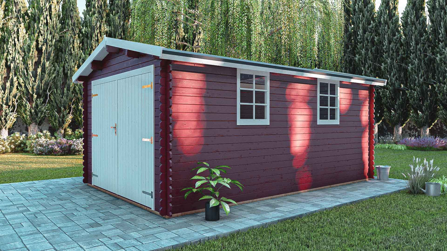 Wooden garage 28040