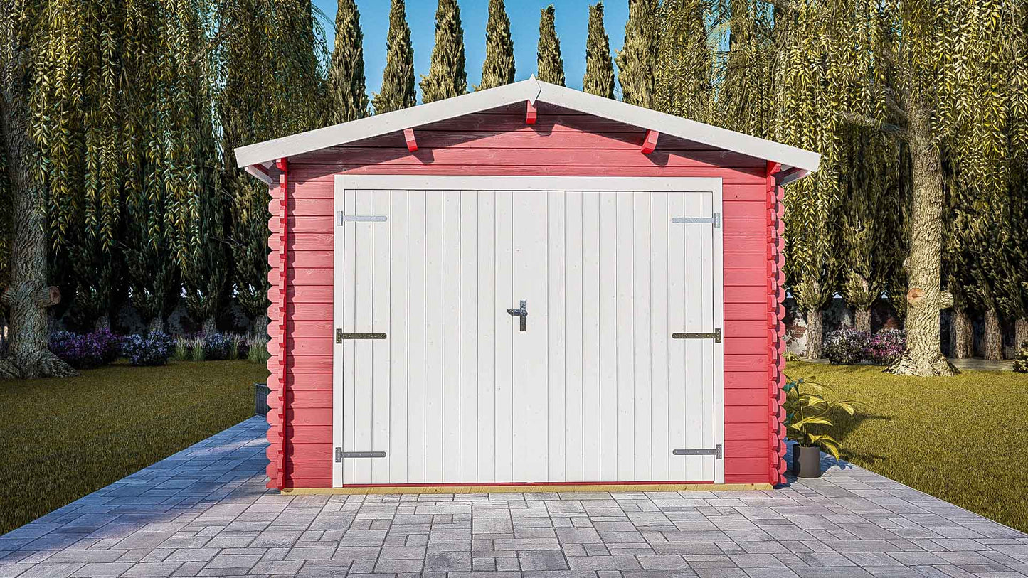 Wooden garage 28040