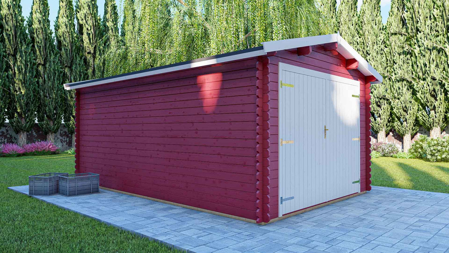 Wooden garage 28040