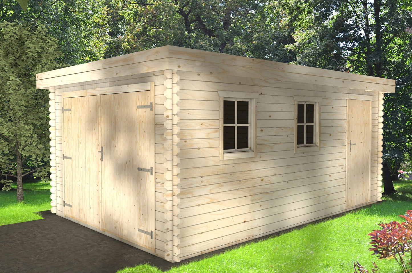 Wooden garage 28210