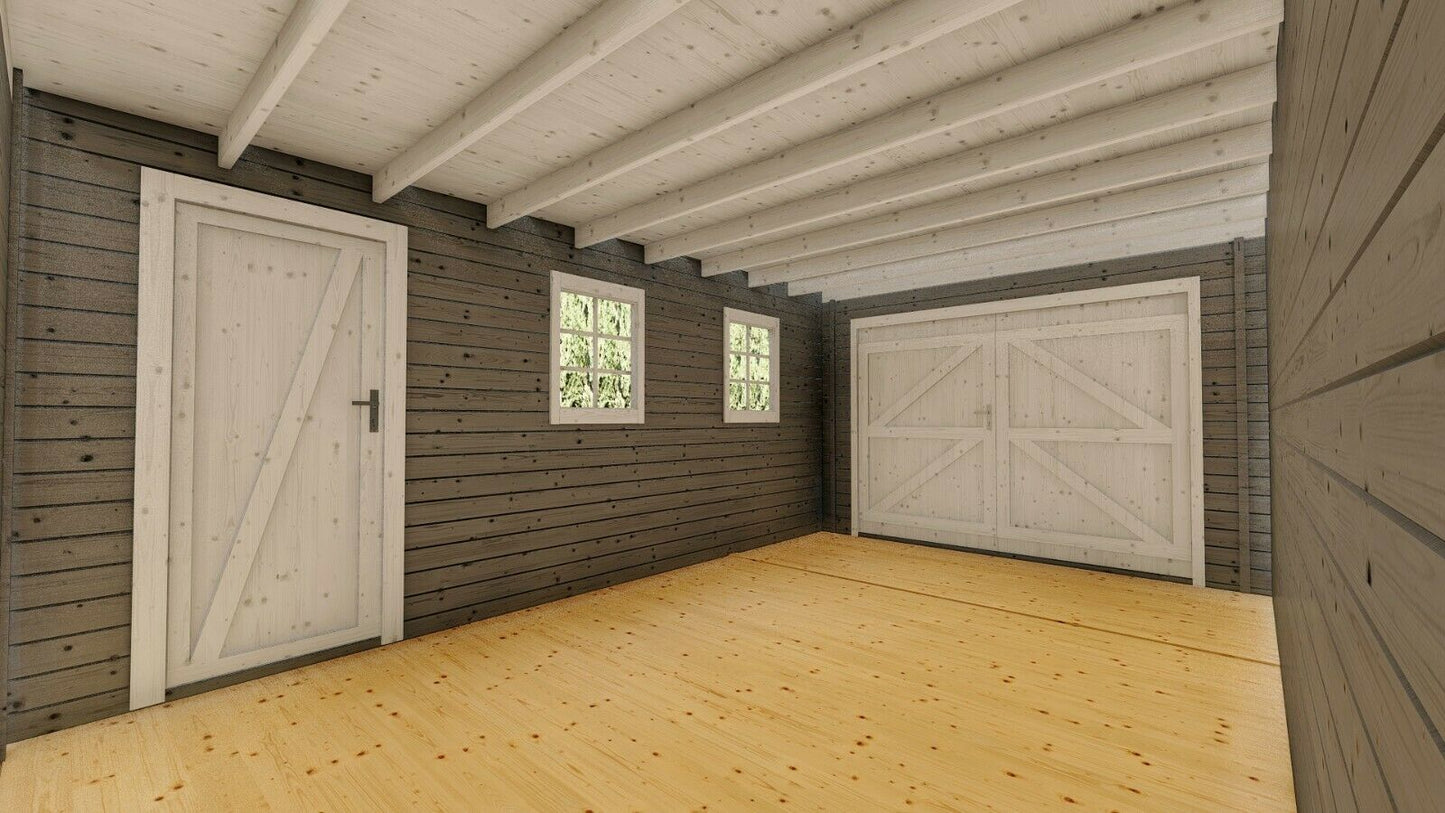 Wooden garage 28210