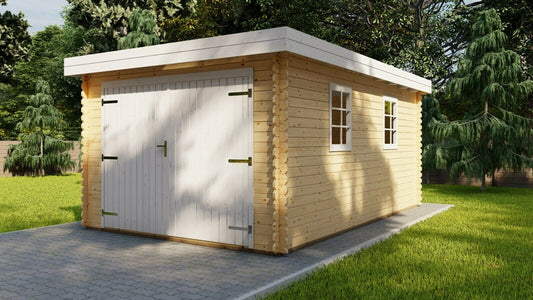 Wooden garage 28209