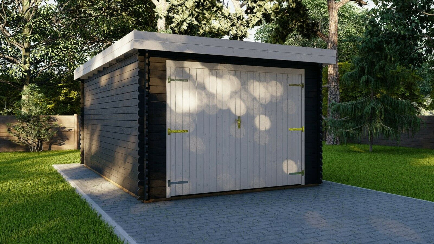 Wooden garage 28209